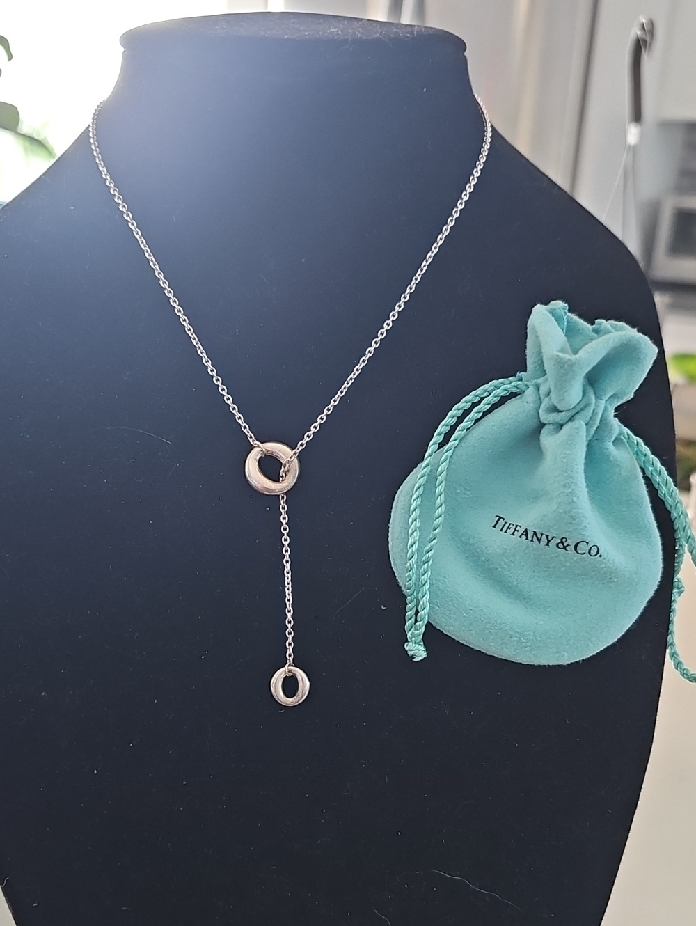 Tiffany & Co. Silver Lariat Necklace